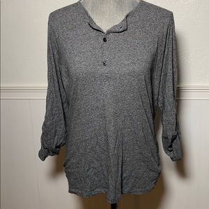 H&M long sleeve Henley size M